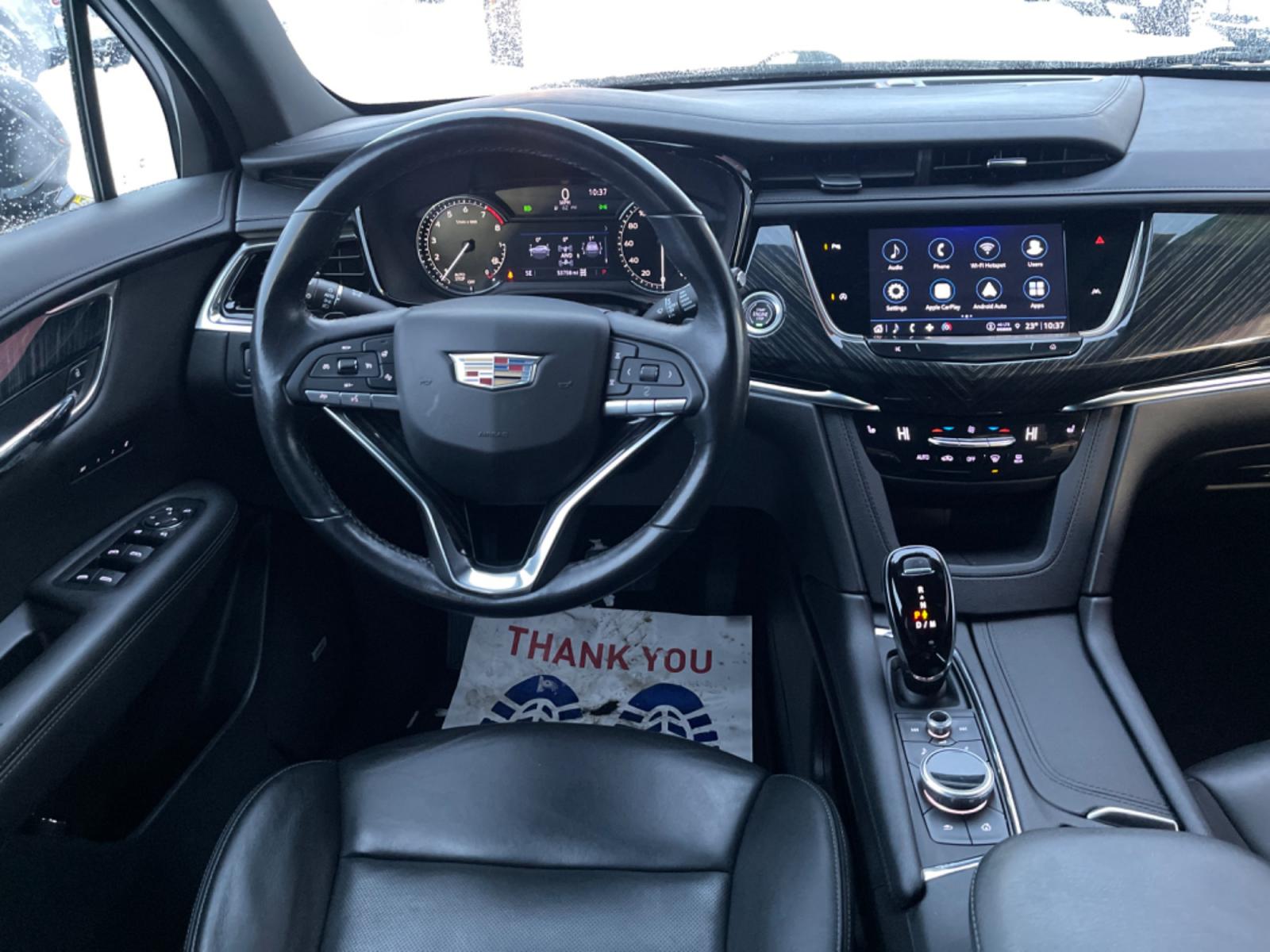 2022 BLACK /black leather CADILLAC XT6 PREMIUM LUXURY (1GYKPDRSXNZ) with an 3.6L engine, Automatic transmission, located at 1960 Industrial Drive, Wasilla, 99654, (907) 274-2277, 61.573475, -149.400146 - Photo #12